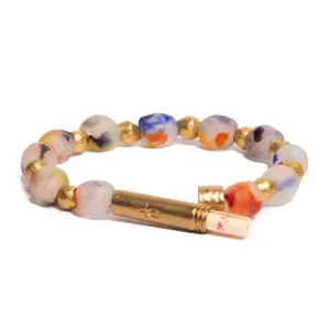 Recycled Glass Rainbow Shine Bracelet