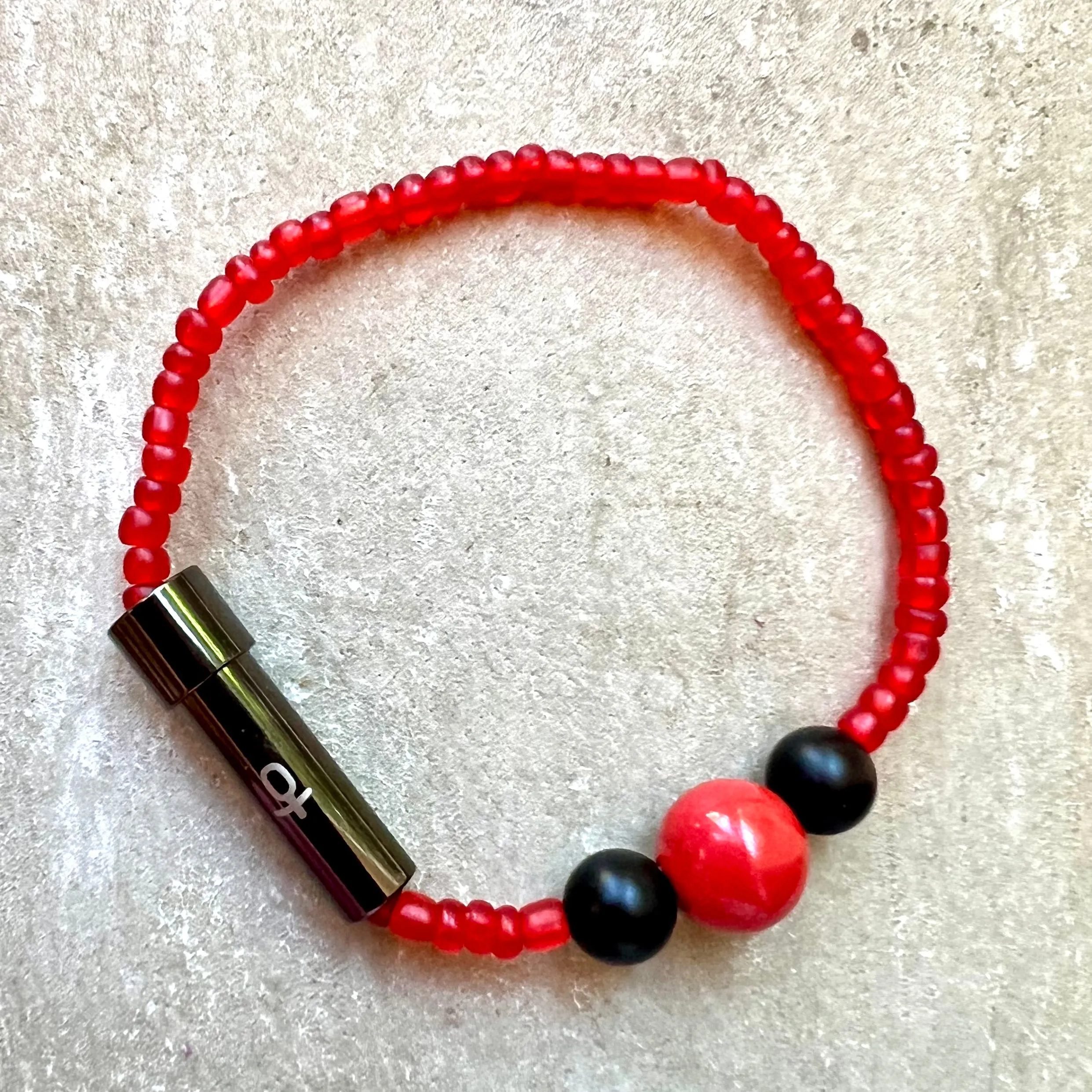 Red Hot Lollipop Wish Bracelet