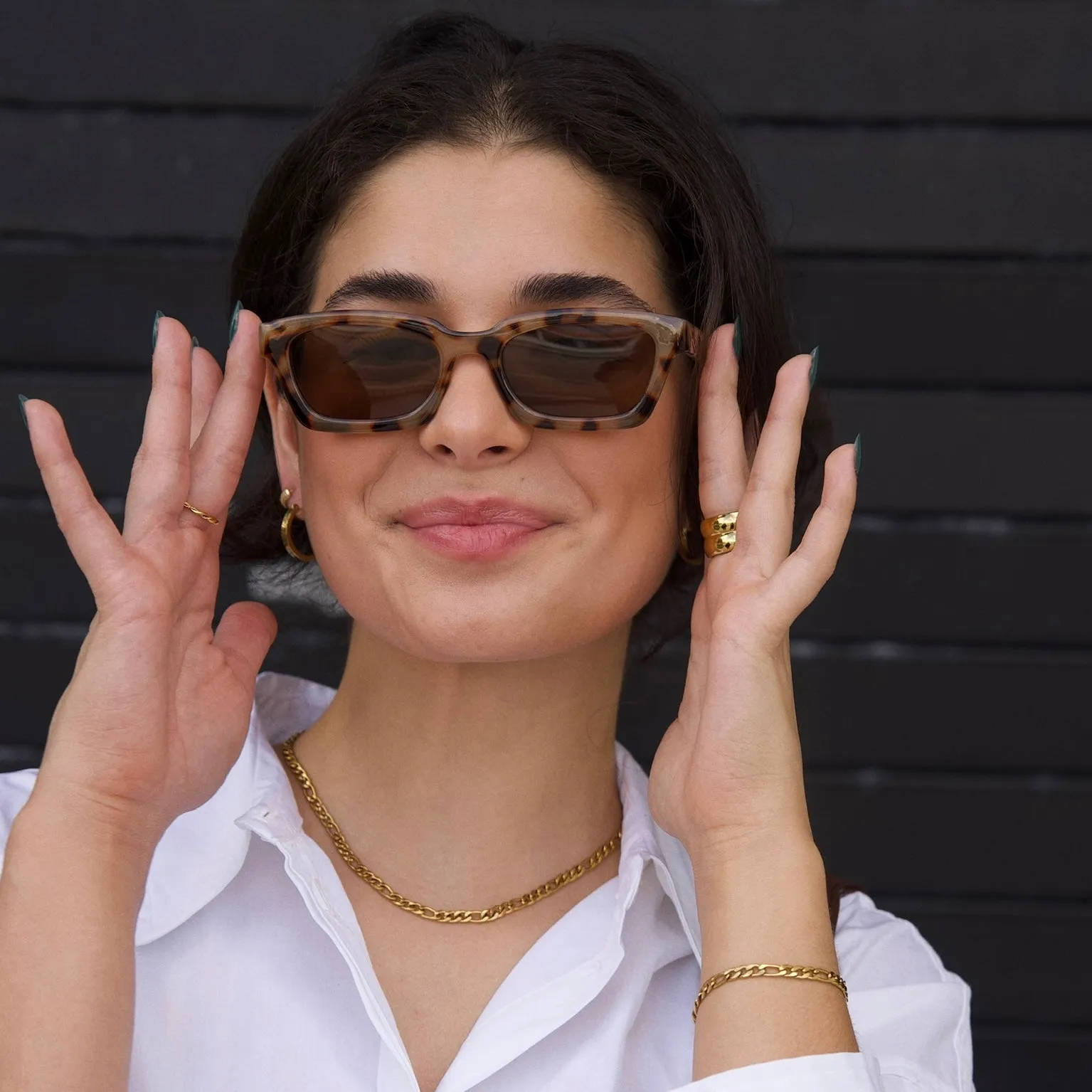 Rhea Figaro Chain Bracelet