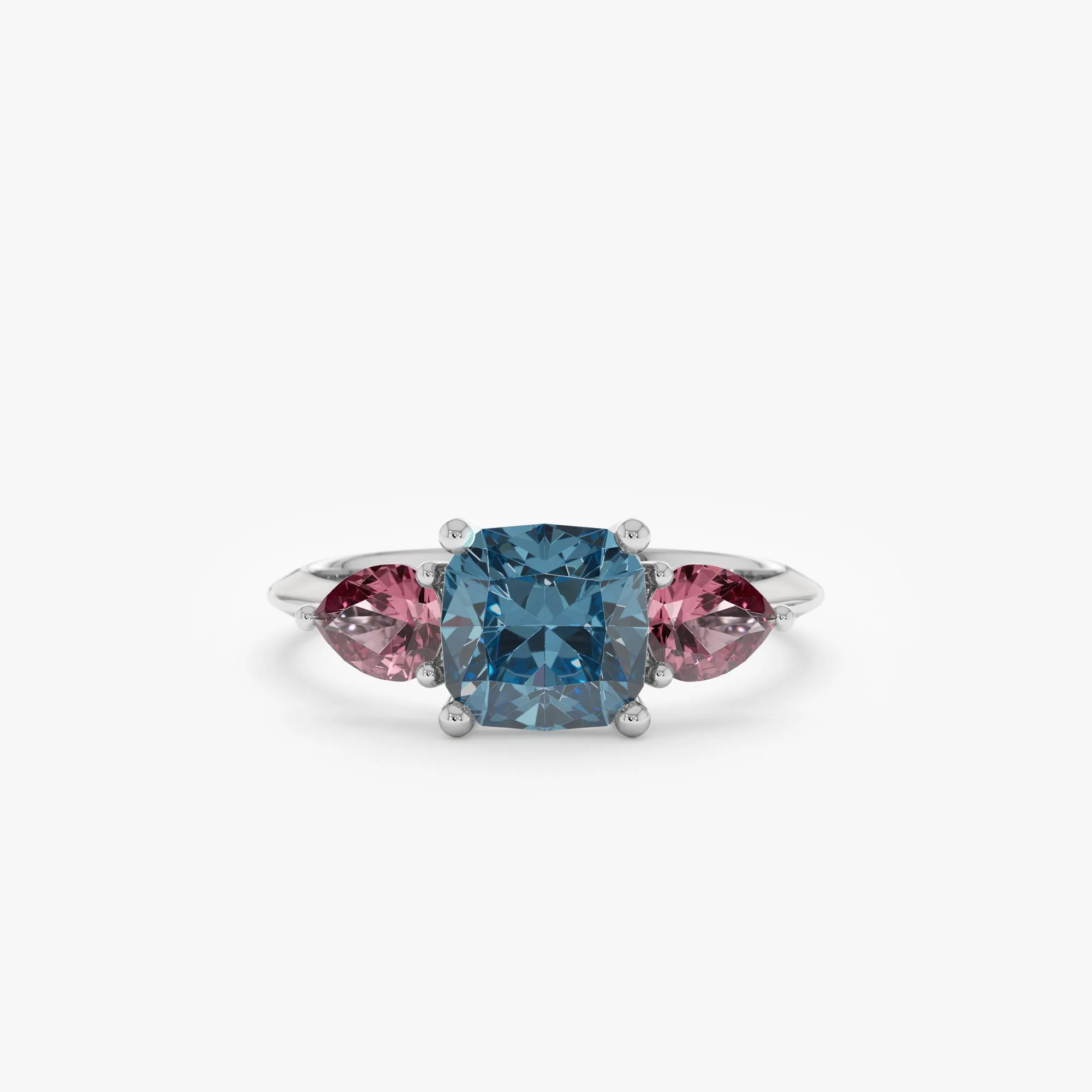 Rhodolite and Topaz Statement Ring, Irene