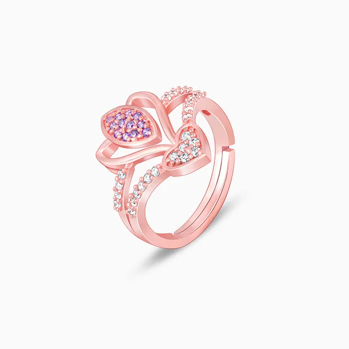 Rose Gold Crocus Elegance Ring