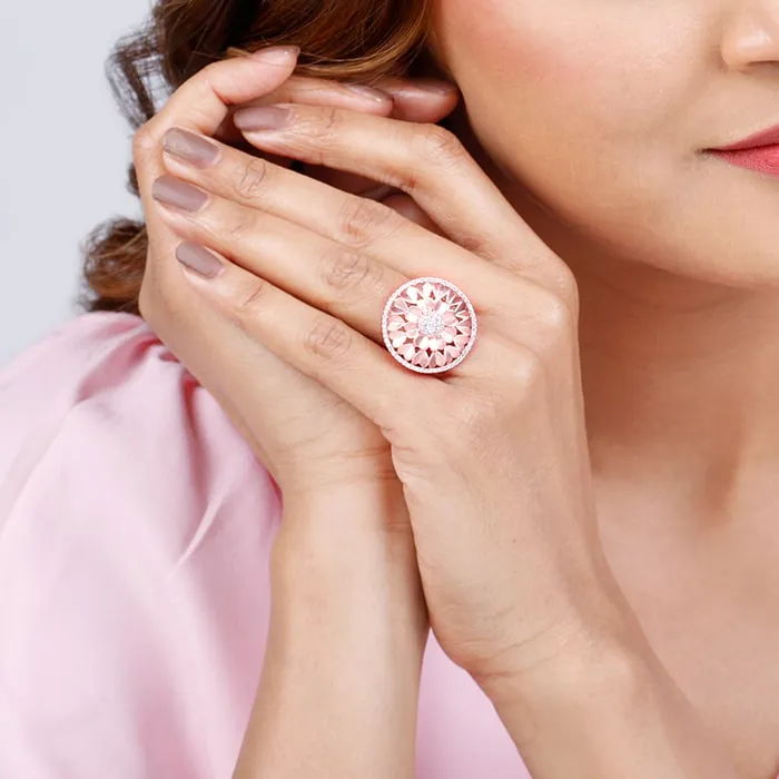 Rose Gold Majestic Cocktail Ring