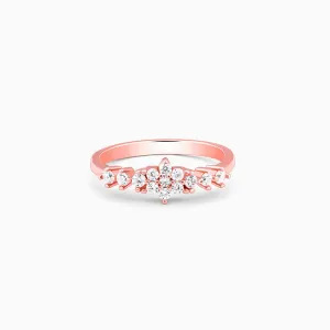 Rose Gold Oleander Floral Ring