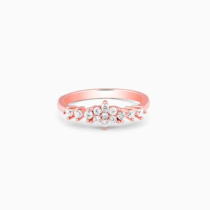 Rose Gold Oleander Floral Ring