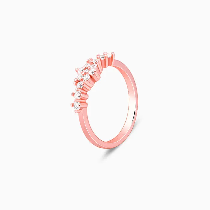 Rose Gold Oleander Floral Ring