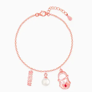 Rose Gold On Mom's Path Bracelet