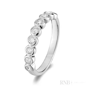 Semi Eternity Bezel Diamond RIng