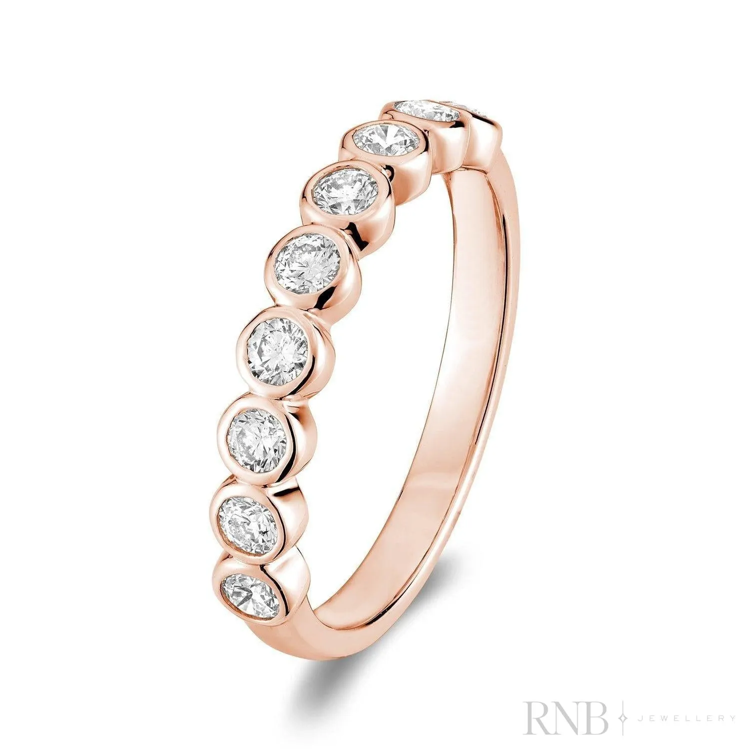 Semi Eternity Bezel Diamond RIng