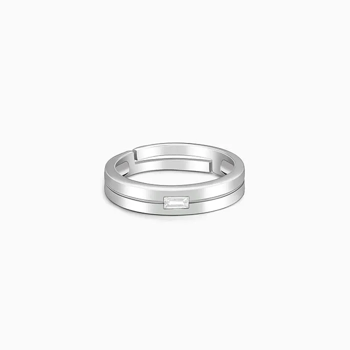 Silver Majesty Band For Him