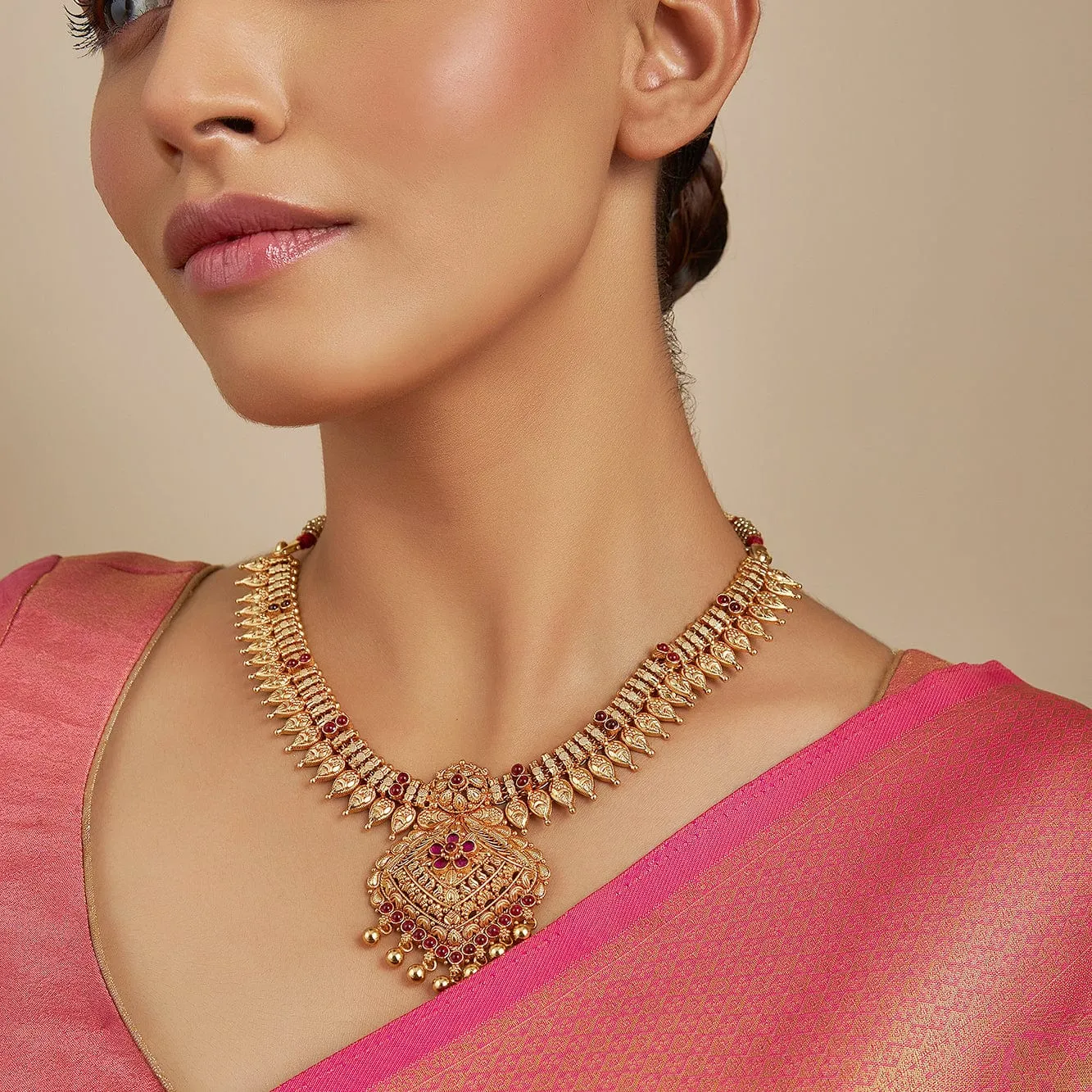Silver Temple Necklace 161392