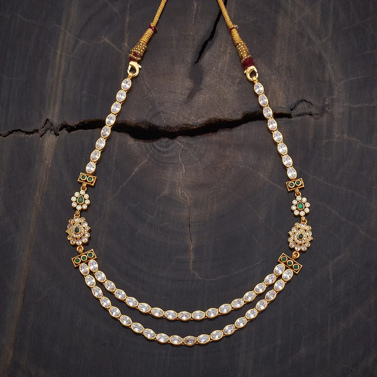 Silver Temple Necklace 166074
