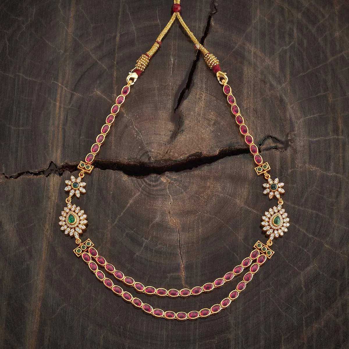 Silver Temple Necklace 166078