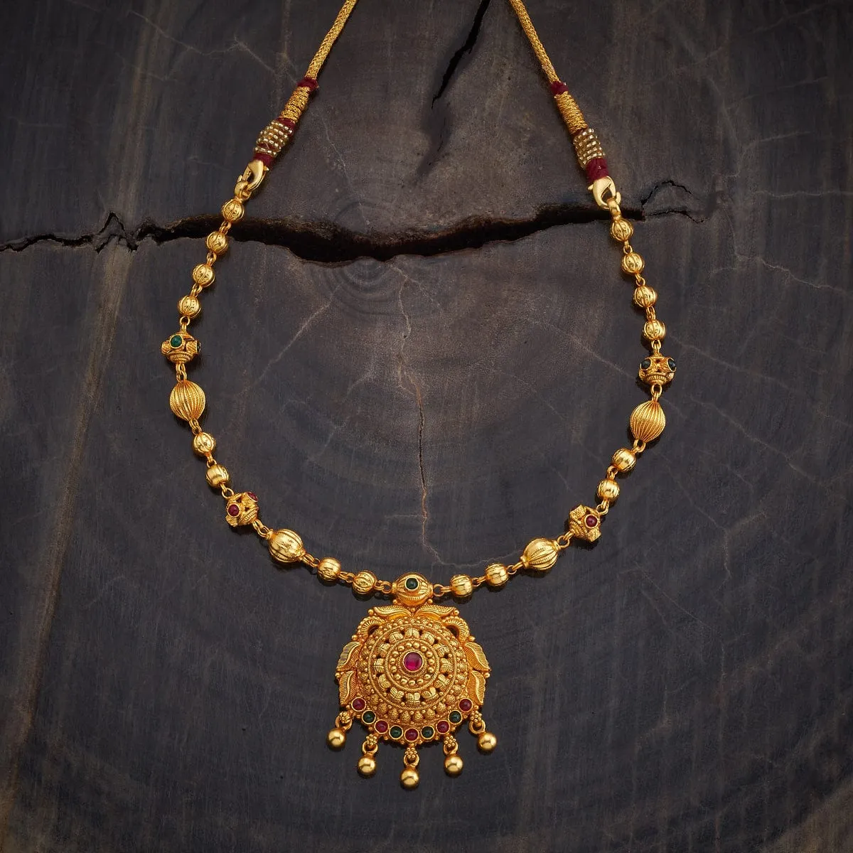Silver Temple Necklace 170224
