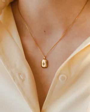 Solid Gold Starlight Birthstone Necklace