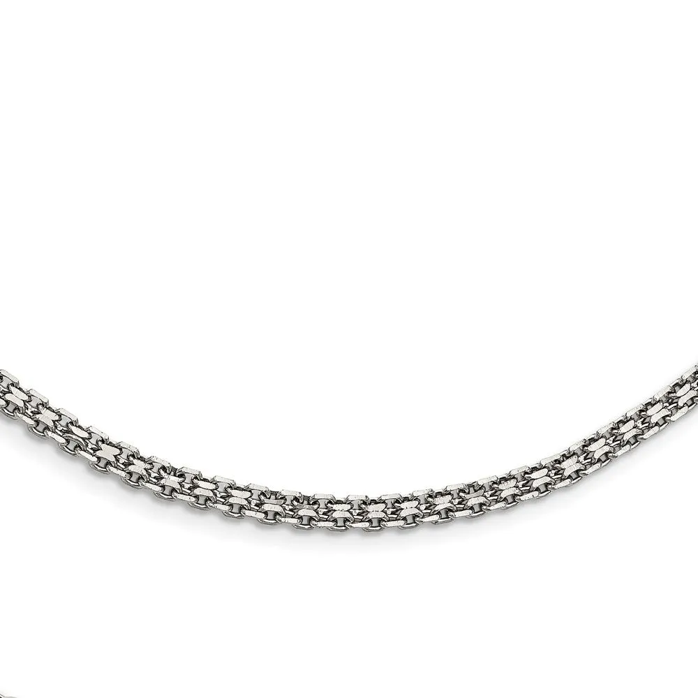 Stainless Steel Polished 3.10mm Bismark Chain | SRN1885