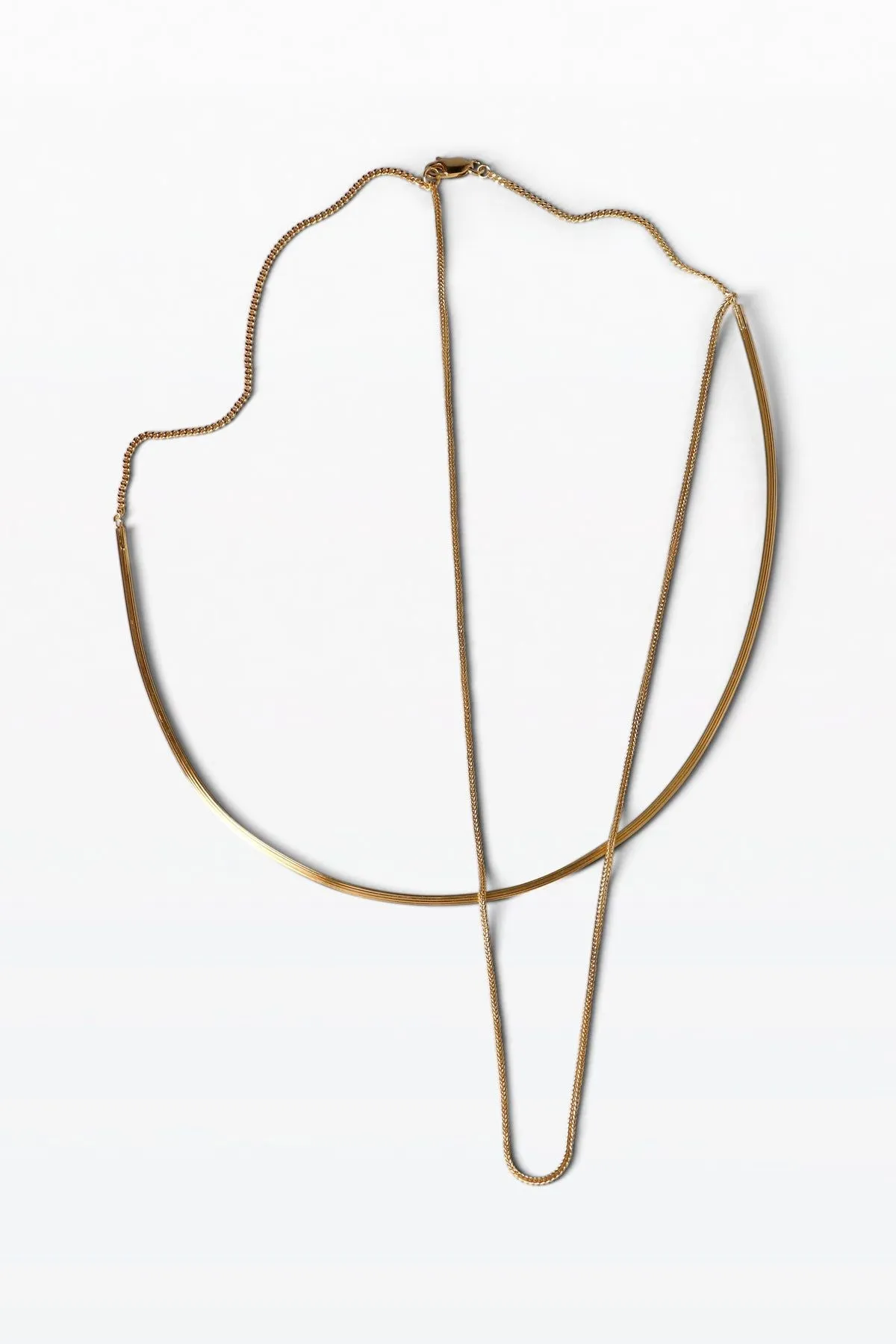 Strata 02 18K Gold Plated Necklace