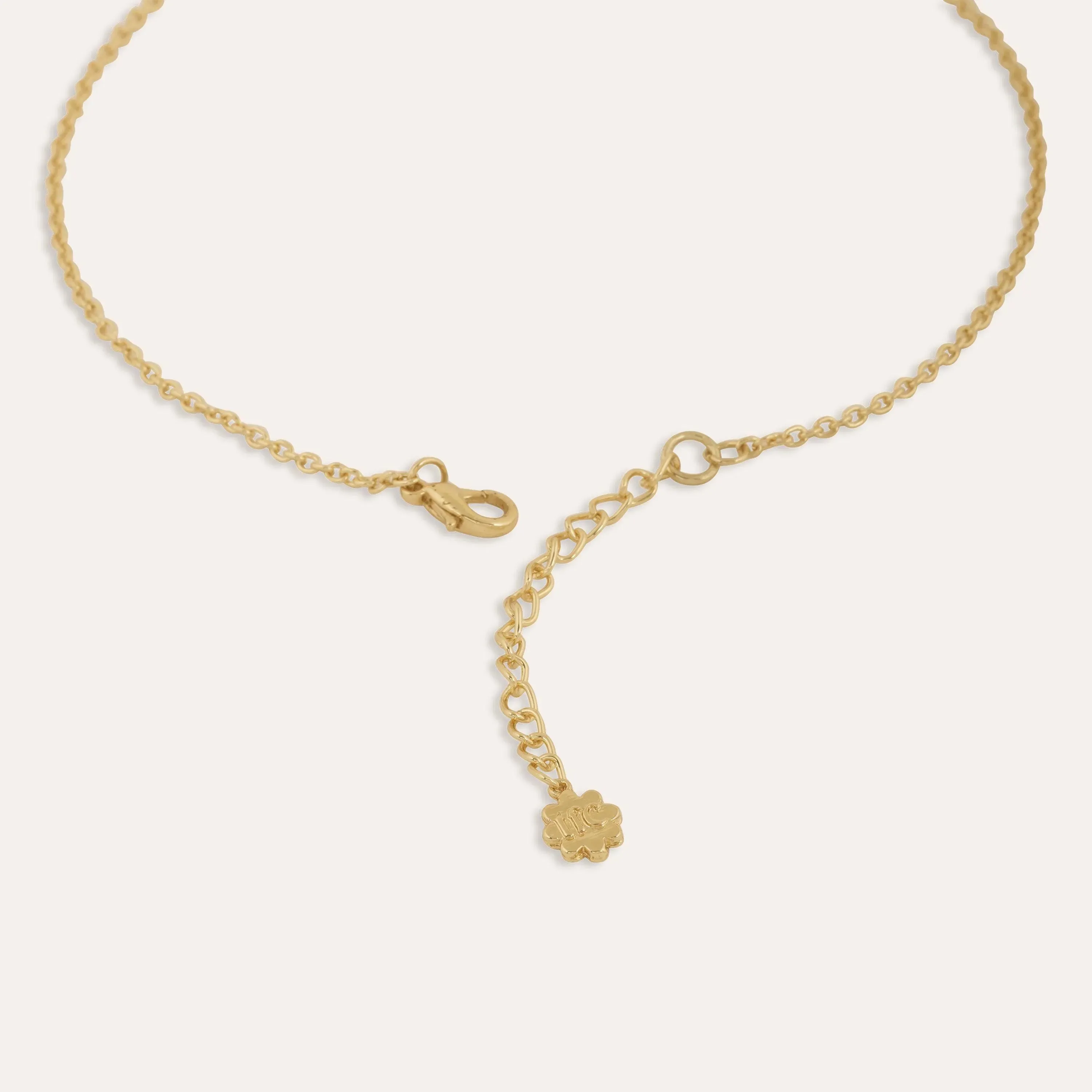 TFC Reversible Coin Gold Plated Pendant Necklace