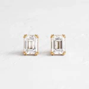 Threaded Studs, Emerald Cut