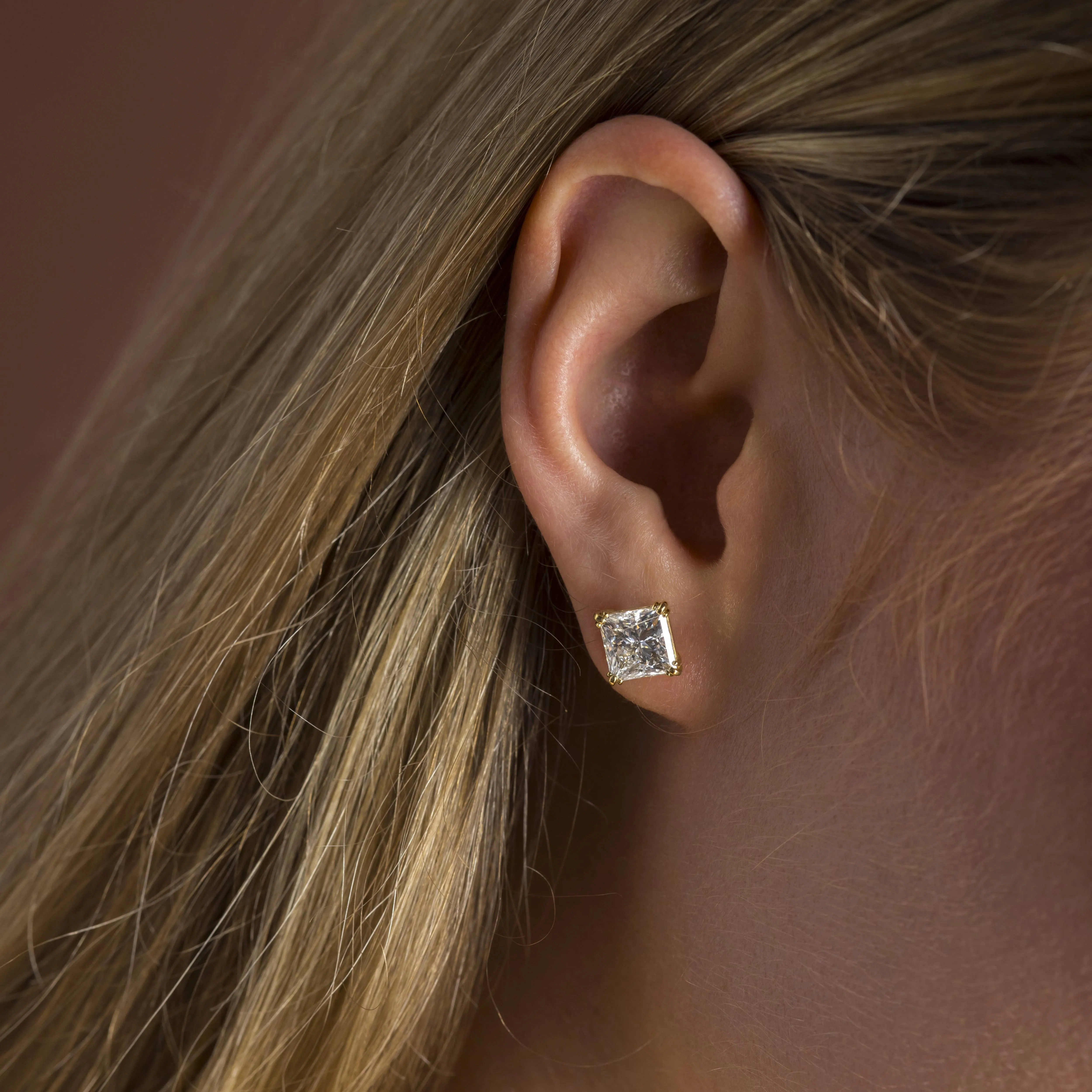 Threaded Studs, Princess Cut