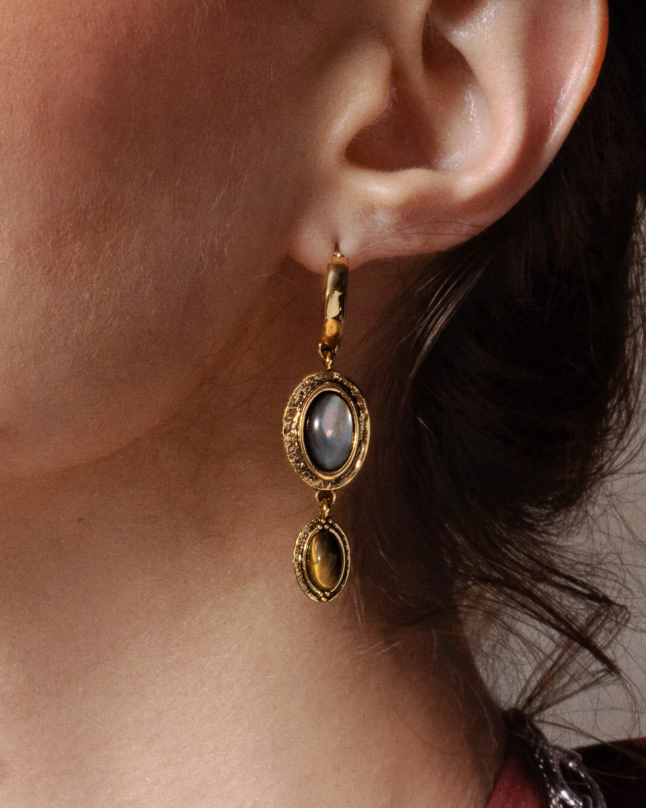 Tiger's Gaze Earrings