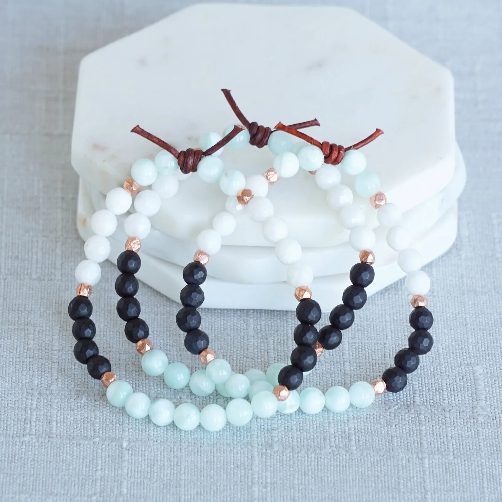 Until We Meet Again Mini Bracelet - Angelite | A Bereavement Bracelet