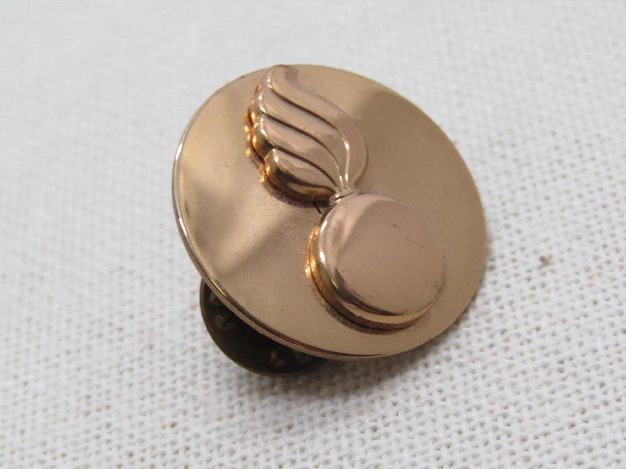 US Army Ordnance Corp Collar Disc, Shell and Flame, 1" Krew-G-I