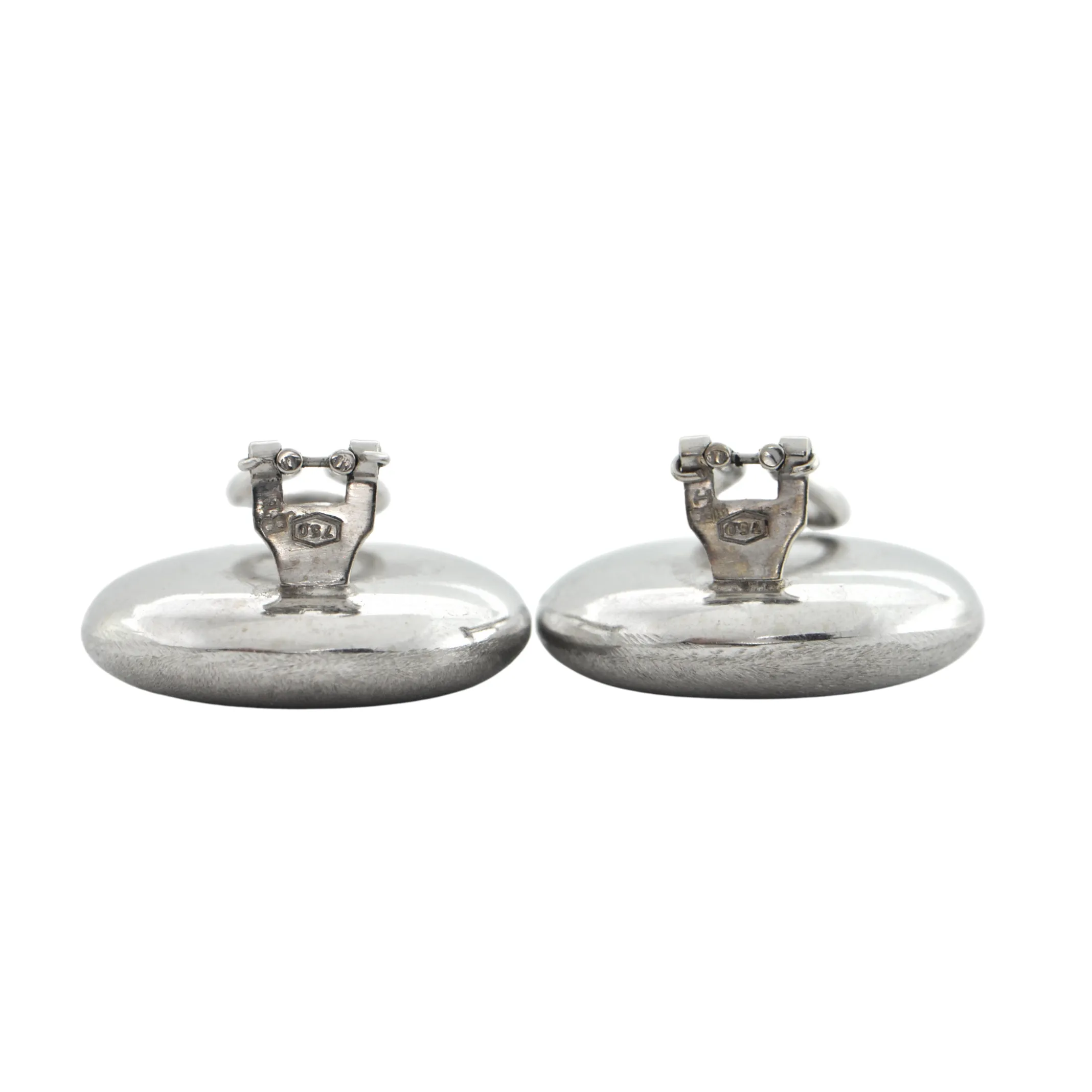 Vintage 18K White Gold Earrings