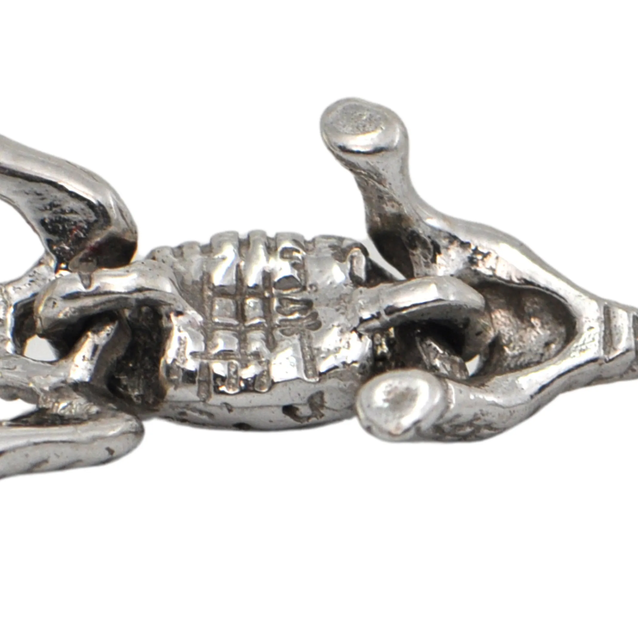 Vintage Articulated Alligator 14k Gold Earrings Enhancers