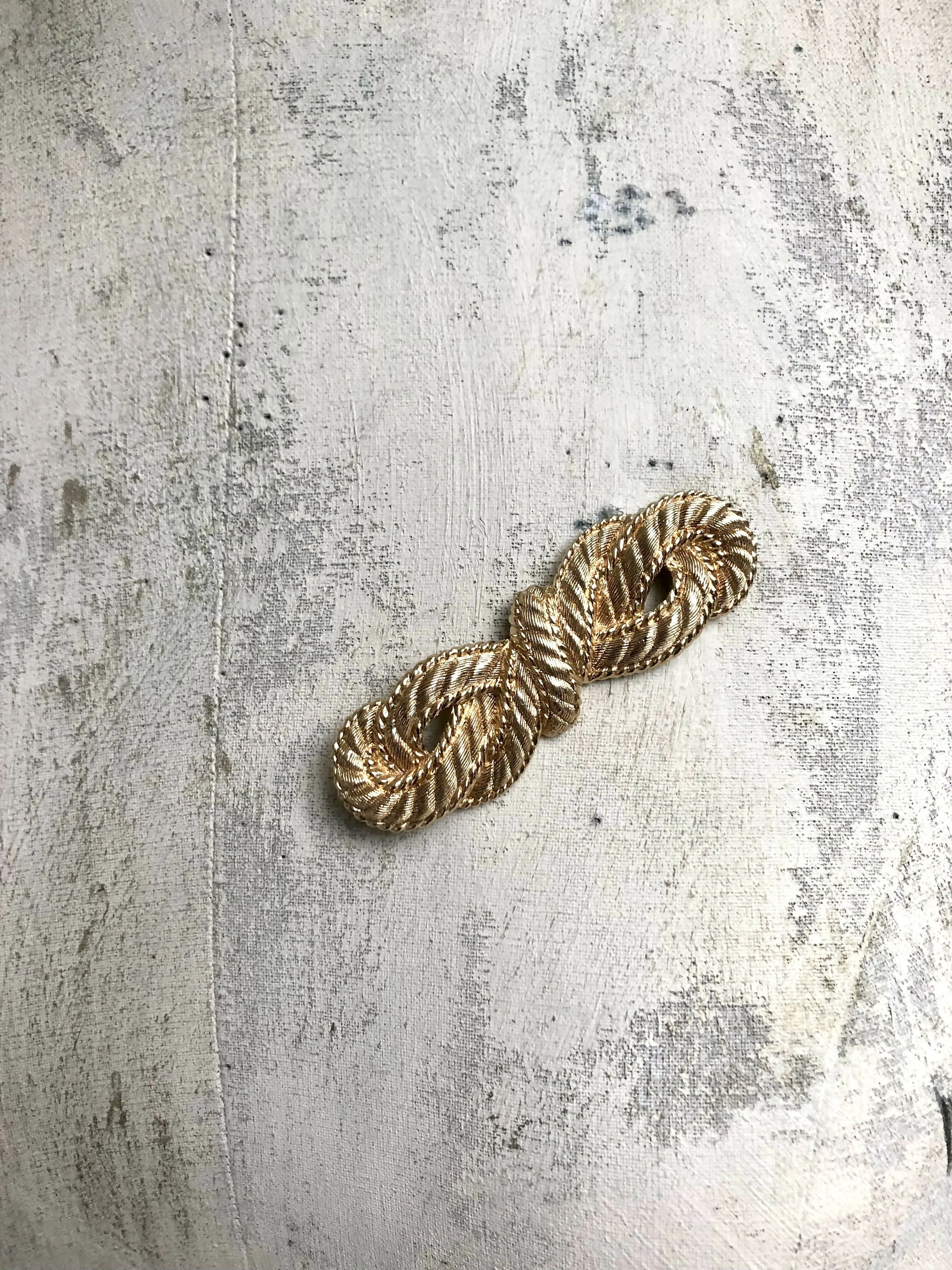 Vintage Christian Dior Gold Plated Brooch