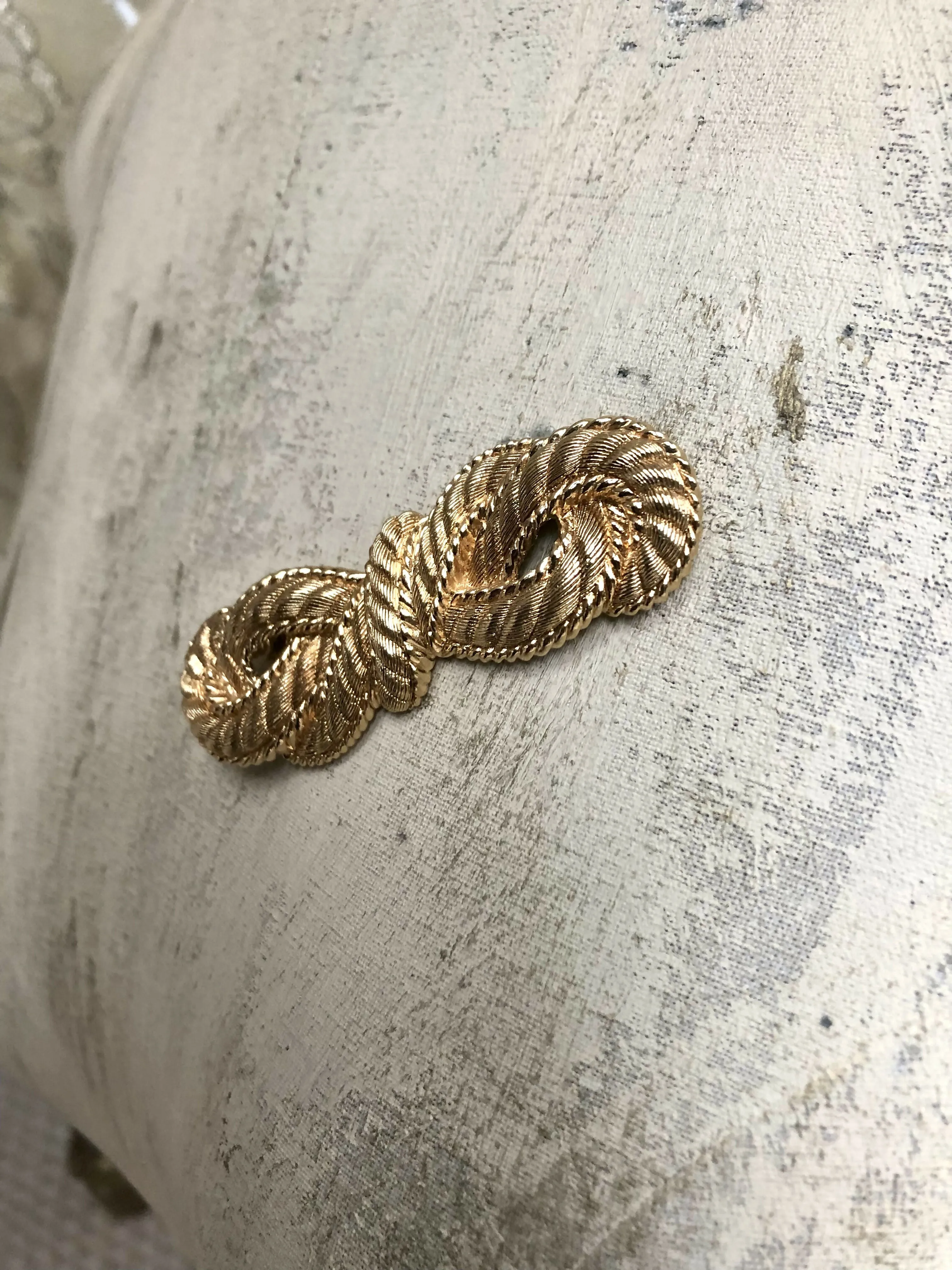 Vintage Christian Dior Gold Plated Brooch
