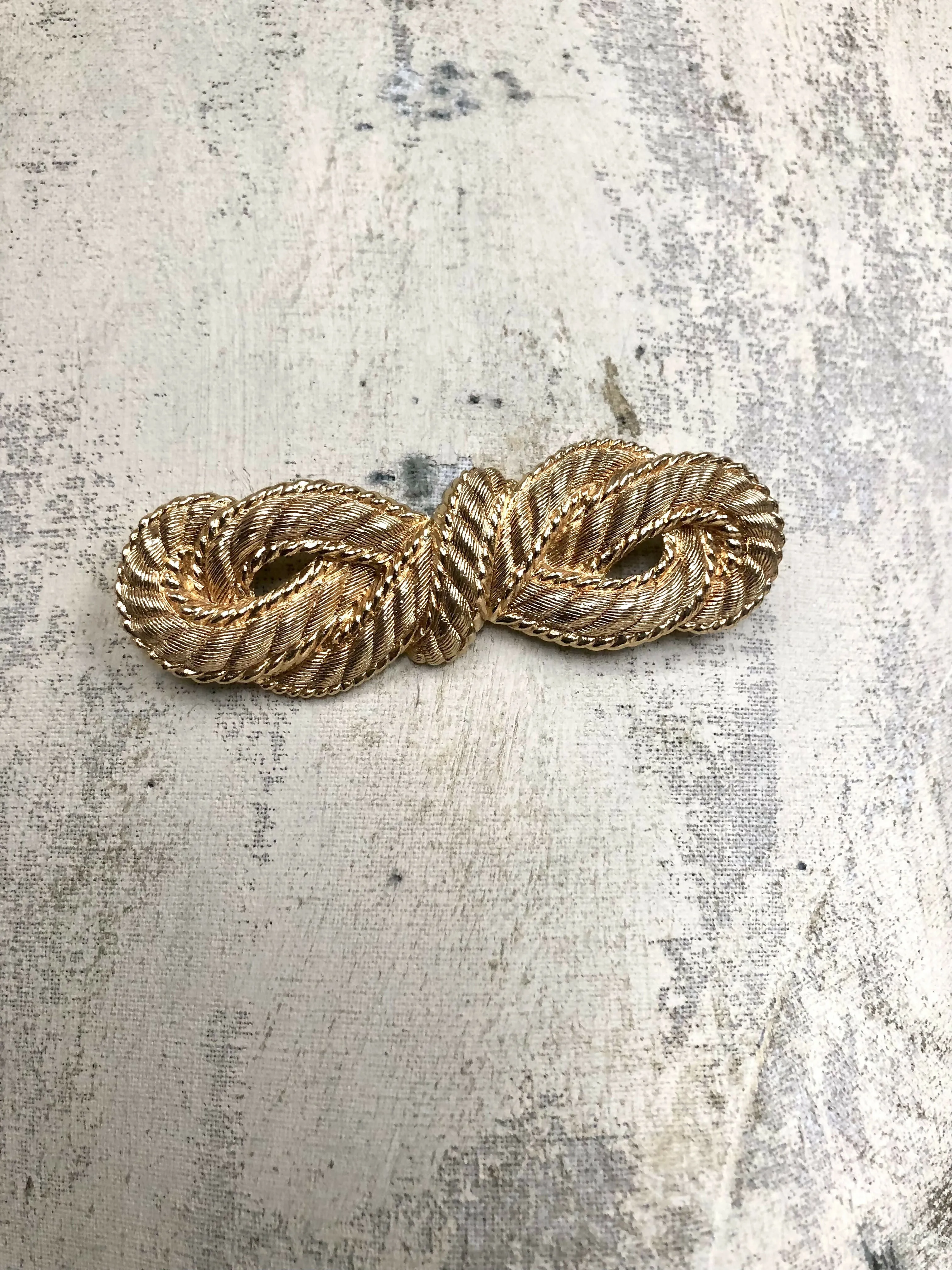 Vintage Christian Dior Gold Plated Brooch