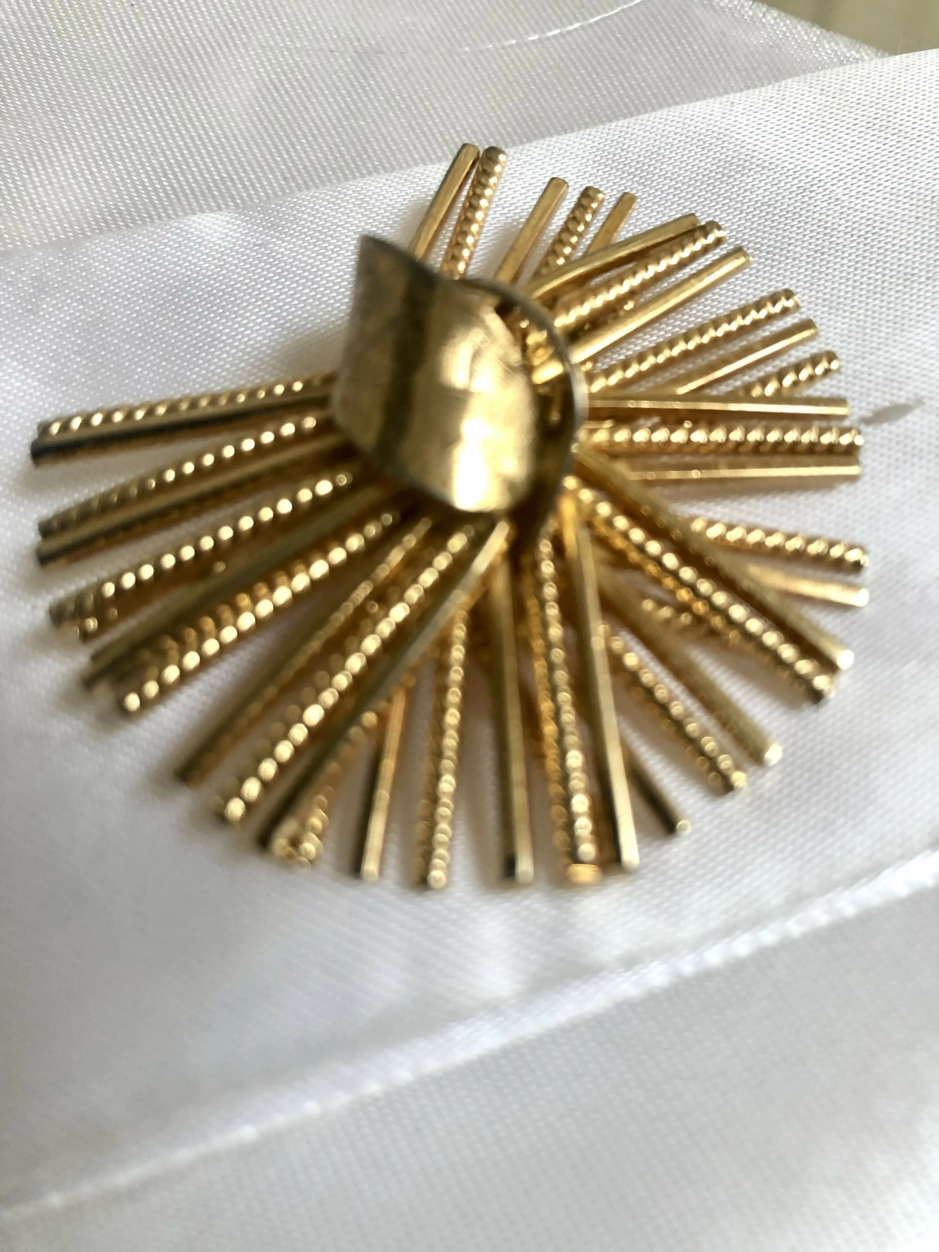 Vintage Grosse (Dior Designer) 1960's Gold Plated Brooch