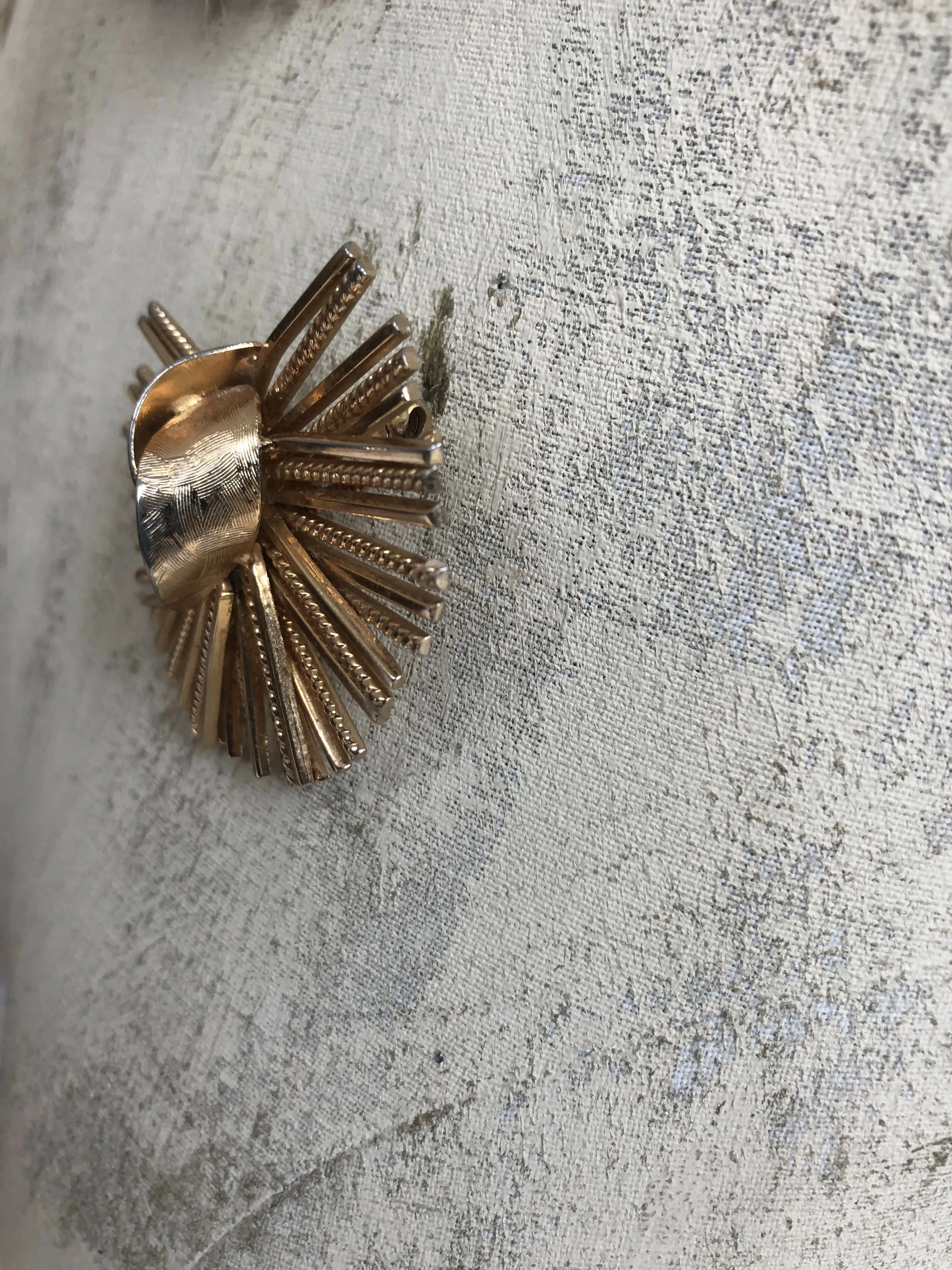 Vintage Grosse (Dior Designer) 1960's Gold Plated Brooch