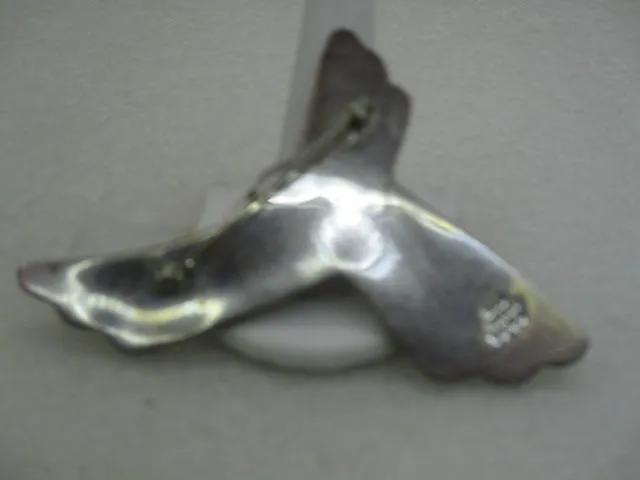Vintage Sterling Silver Waterfall Brooch, Mexico, Signed TL-62, 29.06 gr.  3" Statement