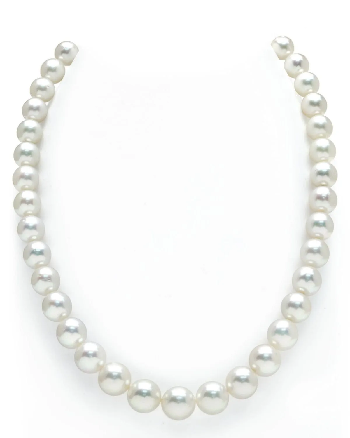 White South Sea Pearl Necklace, 9.0-11.0mm - AAAA Quality