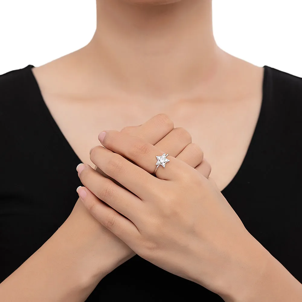Zirconia Star Ring